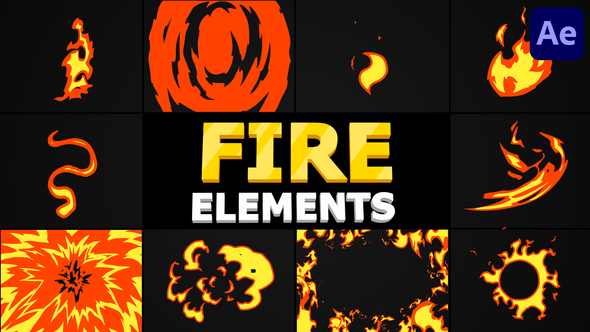 after effects fire animation download